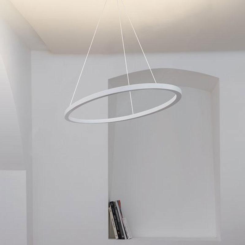 Nemo Ellisse Minor Uplight Pendant Lamp by Federico Palazzari life 1 Olson and Baker - Designer & Contemporary Sofas, Furniture - Olson and Baker showcases original designs from authentic, designer brands. Buy contemporary furniture, lighting, storage, sofas & chairs at Olson + Baker.