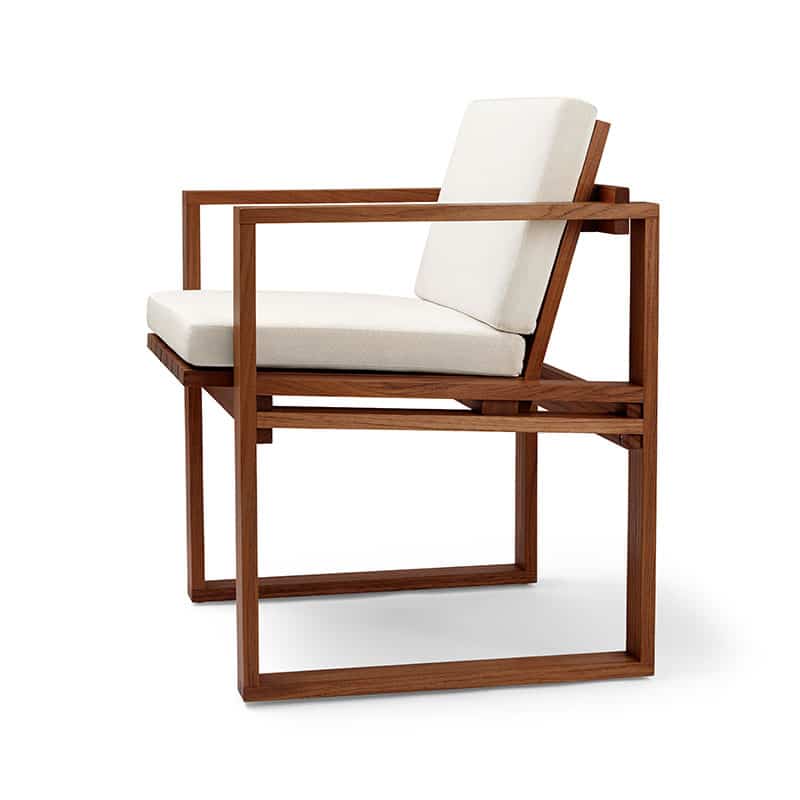 Carl Hansen BK10 Outdoor Dining Chair by Olson and Baker - Designer & Contemporary Sofas, Furniture - Olson and Baker showcases original designs from authentic, designer brands. Buy contemporary furniture, lighting, storage, sofas & chairs at Olson + Baker.