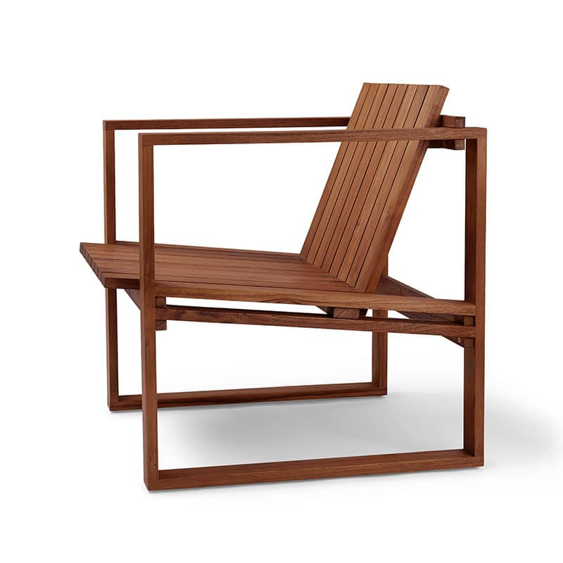 Carl Hansen BK11 Outdoor Lounge Armchair by Olson and Baker - Designer & Contemporary Sofas, Furniture - Olson and Baker showcases original designs from authentic, designer brands. Buy contemporary furniture, lighting, storage, sofas & chairs at Olson + Baker.