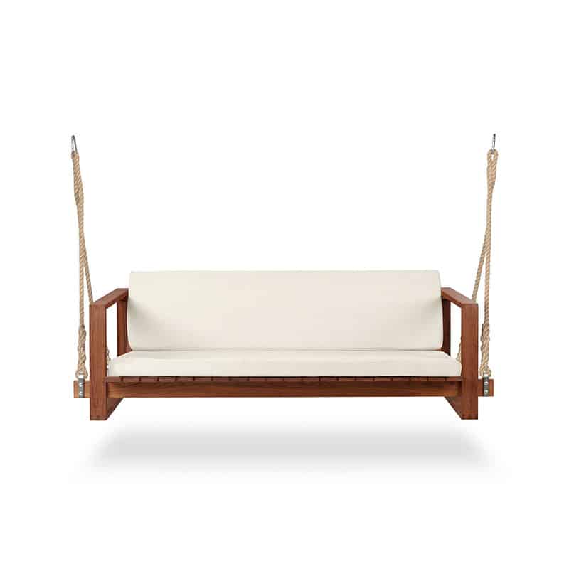 Carl Hansen BK13 Outdoor Two Seat Suspended Swing Sofa by Bodil Kjær Olson and Baker - Designer & Contemporary Sofas, Furniture - Olson and Baker showcases original designs from authentic, designer brands. Buy contemporary furniture, lighting, storage, sofas & chairs at Olson + Baker.
