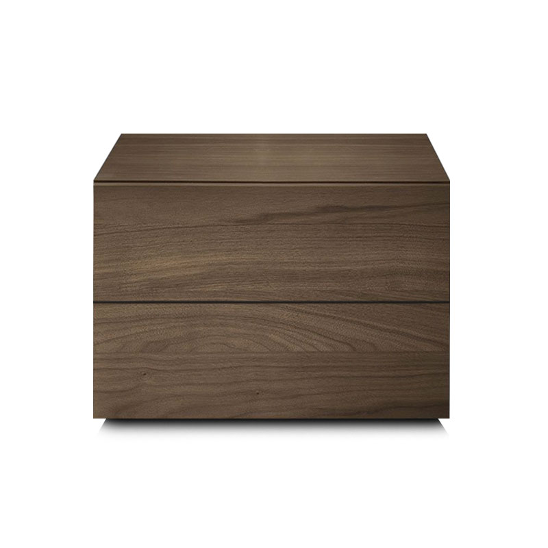 Olson and Baker Herschel Bedside Table with Two Drawers by Olson and Baker - Designer & Contemporary Sofas, Furniture - Olson and Baker showcases original designs from authentic, designer brands. Buy contemporary furniture, lighting, storage, sofas & chairs at Olson + Baker.