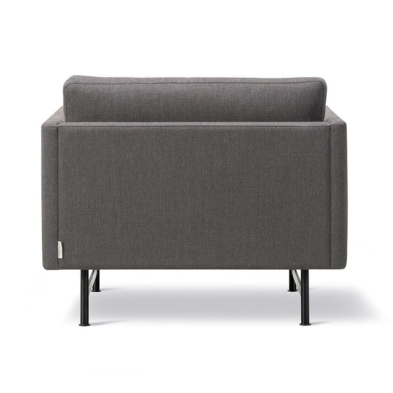Fredericia Calmo 95 Armchair Fjord 391 Black 03 Olson and Baker - Designer & Contemporary Sofas, Furniture - Olson and Baker showcases original designs from authentic, designer brands. Buy contemporary furniture, lighting, storage, sofas & chairs at Olson + Baker.
