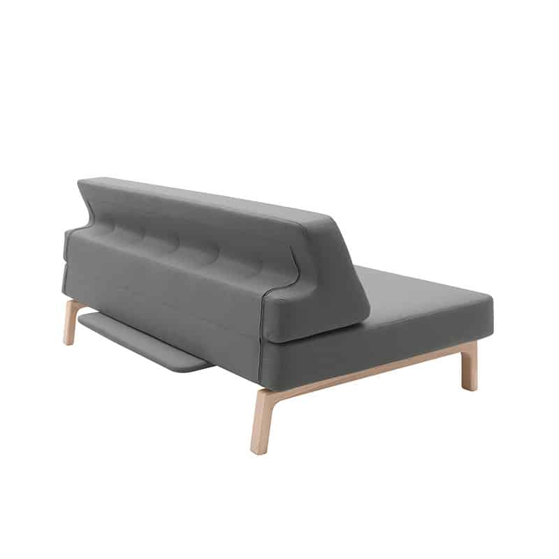 Softline Lazy Three Seat Sofa Bed Felt Melange 620 02 Olson and Baker - Designer & Contemporary Sofas, Furniture - Olson and Baker showcases original designs from authentic, designer brands. Buy contemporary furniture, lighting, storage, sofas & chairs at Olson + Baker.