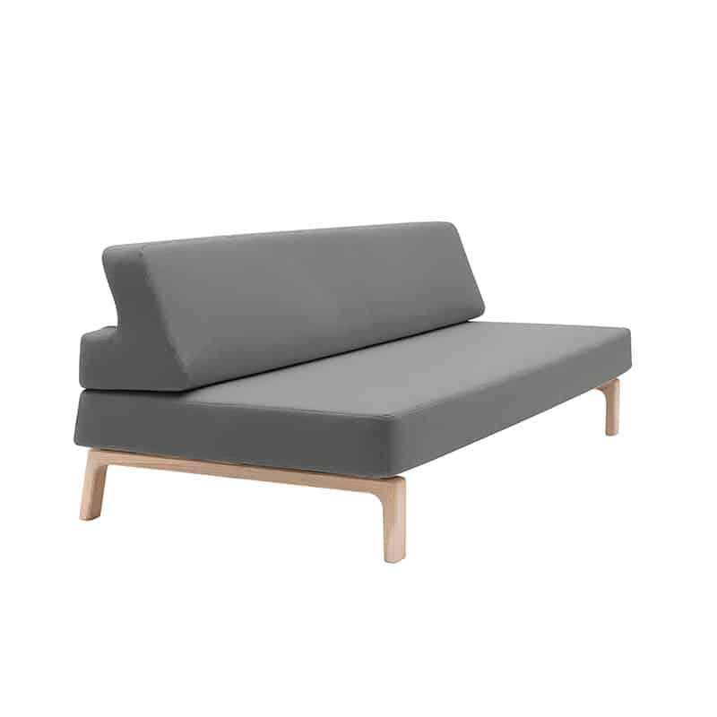 Softline Lazy Three Seat Sofa Bed Felt Melange 620 03 Olson and Baker - Designer & Contemporary Sofas, Furniture - Olson and Baker showcases original designs from authentic, designer brands. Buy contemporary furniture, lighting, storage, sofas & chairs at Olson + Baker.
