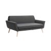 Softline Scope Two Seat Sofa Felt Melange 623 02 Olson and Baker - Designer & Contemporary Sofas, Furniture - Olson and Baker showcases original designs from authentic, designer brands. Buy contemporary furniture, lighting, storage, sofas & chairs at Olson + Baker.