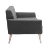 Softline Scope Two Seat Sofa Felt Melange 623 03 Olson and Baker - Designer & Contemporary Sofas, Furniture - Olson and Baker showcases original designs from authentic, designer brands. Buy contemporary furniture, lighting, storage, sofas & chairs at Olson + Baker.
