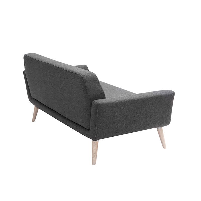 Softline Scope Two Seat Sofa Felt Melange 623 04 Olson and Baker - Designer & Contemporary Sofas, Furniture - Olson and Baker showcases original designs from authentic, designer brands. Buy contemporary furniture, lighting, storage, sofas & chairs at Olson + Baker.