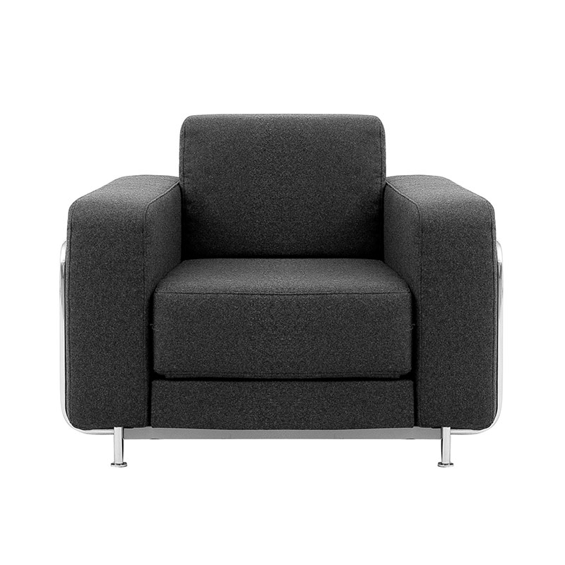 Softline Silver Chair by Olson and Baker - Designer & Contemporary Sofas, Furniture - Olson and Baker showcases original designs from authentic, designer brands. Buy contemporary furniture, lighting, storage, sofas & chairs at Olson + Baker.