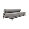Softline Sleep Three Seat Sofa Bed 470 Cento Black 02 Olson and Baker - Designer & Contemporary Sofas, Furniture - Olson and Baker showcases original designs from authentic, designer brands. Buy contemporary furniture, lighting, storage, sofas & chairs at Olson + Baker.