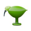Iittala Birds by Toikka 205x165mm Green Ibis - Clearance by Oiva Toikka Olson and Baker - Designer & Contemporary Sofas, Furniture - Olson and Baker showcases original designs from authentic, designer brands. Buy contemporary furniture, lighting, storage, sofas & chairs at Olson + Baker.