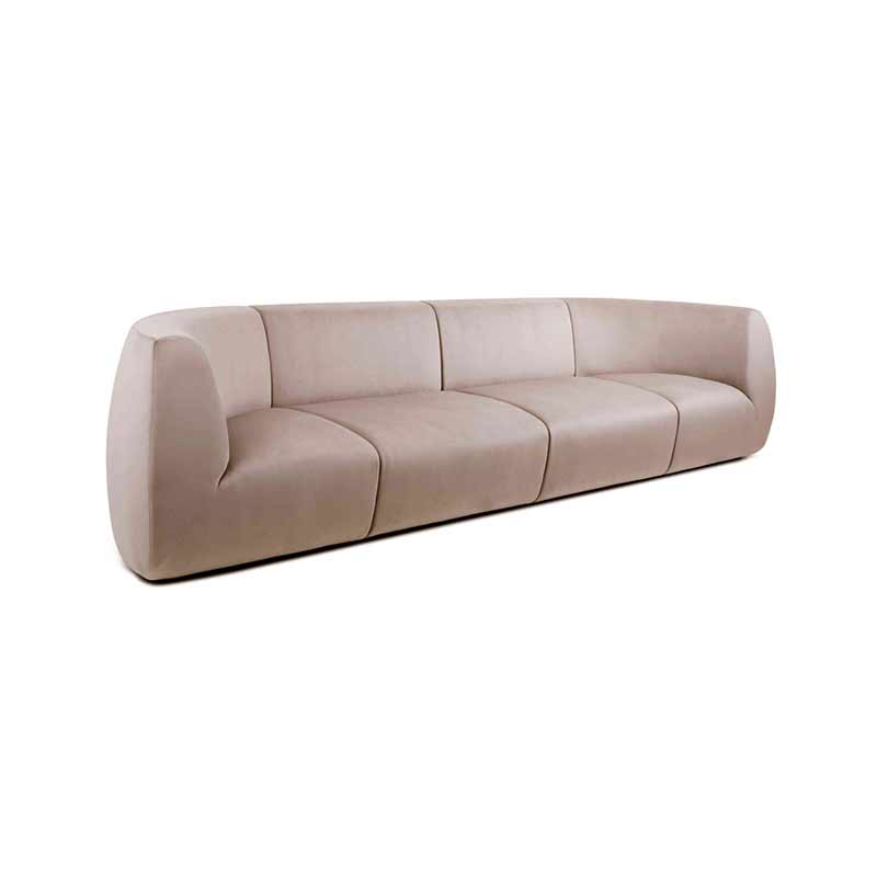 Stellar Works Infinity Four Seat Modular Sofa by Space Copenhagen Olson and Baker - Designer & Contemporary Sofas, Furniture - Olson and Baker showcases original designs from authentic, designer brands. Buy contemporary furniture, lighting, storage, sofas & chairs at Olson + Baker.