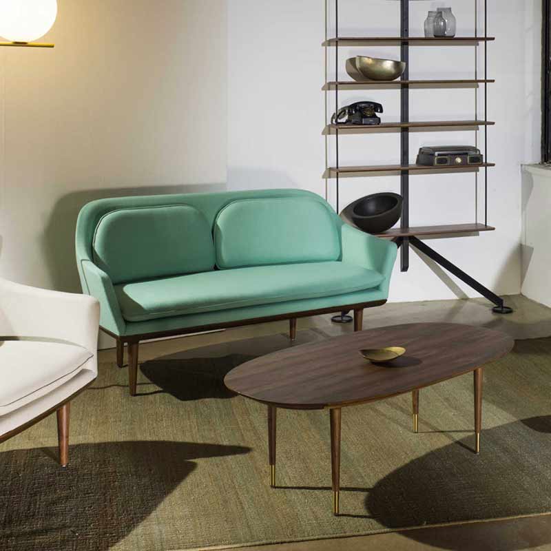 Stellar Works Lunar 120cm Coffee Table by Space Copenhagen 2 Olson and Baker - Designer & Contemporary Sofas, Furniture - Olson and Baker showcases original designs from authentic, designer brands. Buy contemporary furniture, lighting, storage, sofas & chairs at Olson + Baker.