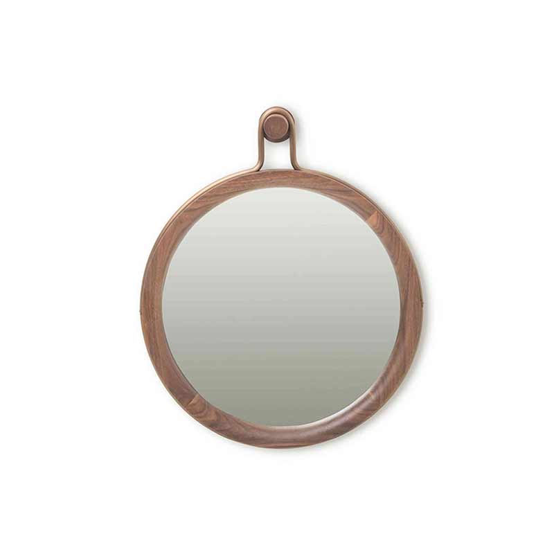 Stellar Works Utility Round Mirror by Neri & Hu Olson and Baker - Designer & Contemporary Sofas, Furniture - Olson and Baker showcases original designs from authentic, designer brands. Buy contemporary furniture, lighting, storage, sofas & chairs at Olson + Baker.