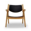 Carl Hansen CH28P Upholstered Lounge Chair by Olson and Baker - Designer & Contemporary Sofas, Furniture - Olson and Baker showcases original designs from authentic, designer brands. Buy contemporary furniture, lighting, storage, sofas & chairs at Olson + Baker.