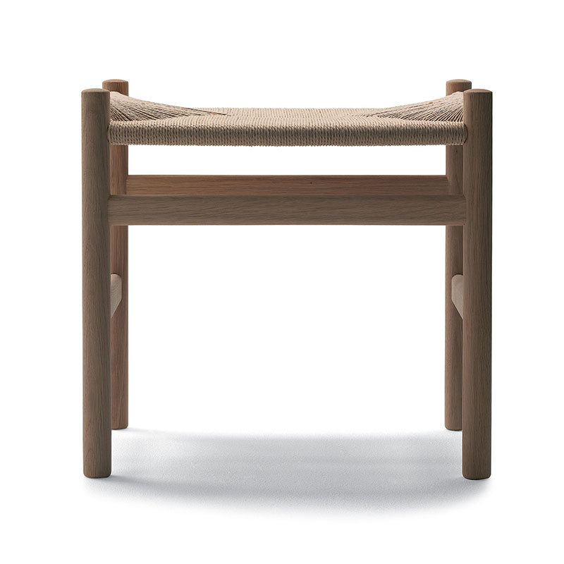 Carl Hansen CH53 Stool by Hans Wegner Olson and Baker - Designer & Contemporary Sofas, Furniture - Olson and Baker showcases original designs from authentic, designer brands. Buy contemporary furniture, lighting, storage, sofas & chairs at Olson + Baker.