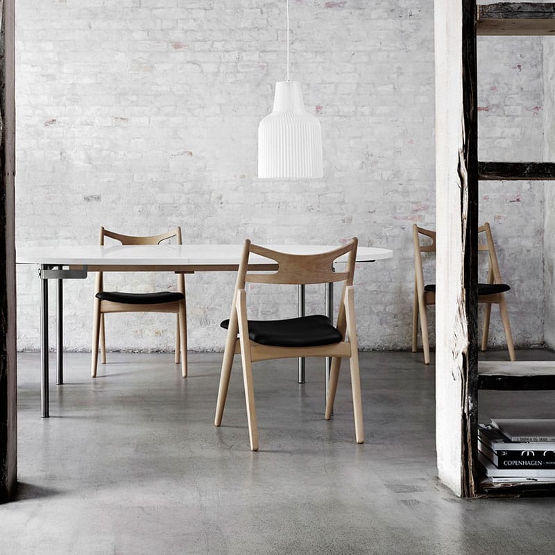 Carl Hansen CH29P Sawbuck Chair by Hans Wegner 3 Olson and Baker - Designer & Contemporary Sofas, Furniture - Olson and Baker showcases original designs from authentic, designer brands. Buy contemporary furniture, lighting, storage, sofas & chairs at Olson + Baker.