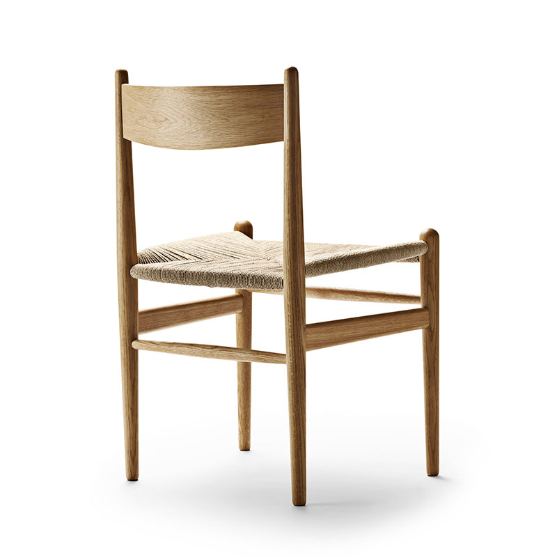 Carl Hansen CH36 Chair Oiled Oak and Natural Paper Cord 2 Olson and Baker - Designer & Contemporary Sofas, Furniture - Olson and Baker showcases original designs from authentic, designer brands. Buy contemporary furniture, lighting, storage, sofas & chairs at Olson + Baker.