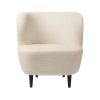 Gubi Stay Lounge Chair Small Wooden Legs by Olson and Baker - Designer & Contemporary Sofas, Furniture - Olson and Baker showcases original designs from authentic, designer brands. Buy contemporary furniture, lighting, storage, sofas & chairs at Olson + Baker.