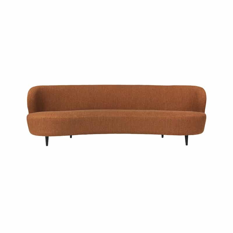 Gubi Stay Sofa Oval with Wooden Legs by Olson and Baker - Designer & Contemporary Sofas, Furniture - Olson and Baker showcases original designs from authentic, designer brands. Buy contemporary furniture, lighting, storage, sofas & chairs at Olson + Baker.