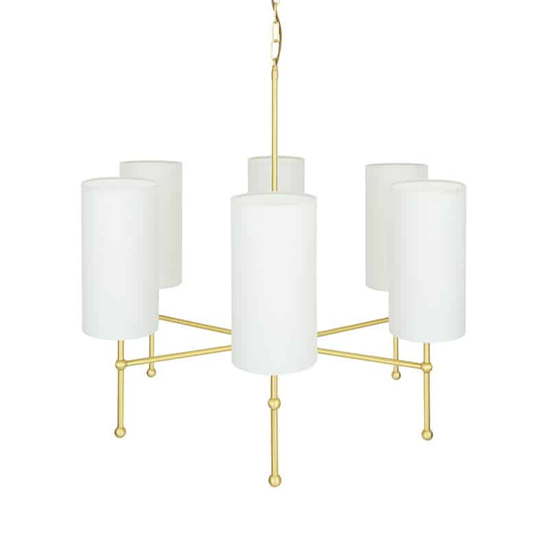Mullan Lighting Arizona Six Arm Chandelier by Mullan Lighting Olson and Baker - Designer & Contemporary Sofas, Furniture - Olson and Baker showcases original designs from authentic, designer brands. Buy contemporary furniture, lighting, storage, sofas & chairs at Olson + Baker.