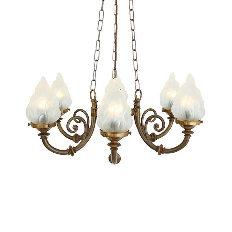 Mullan_Lighting_Darwin_Chandelier_by_Mullan_Lighting_Antique_Brass_2 Olson and Baker - Designer & Contemporary Sofas, Furniture - Olson and Baker showcases original designs from authentic, designer brands. Buy contemporary furniture, lighting, storage, sofas & chairs at Olson + Baker.