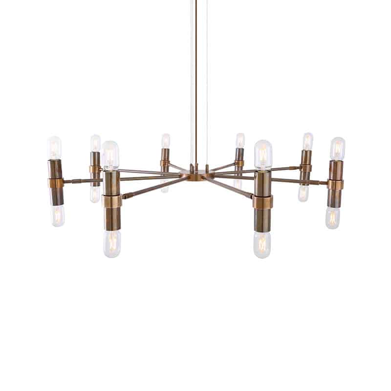Kendu Chandelier Eight Arm by Olson and Baker - Designer & Contemporary Sofas, Furniture - Olson and Baker showcases original designs from authentic, designer brands. Buy contemporary furniture, lighting, storage, sofas & chairs at Olson + Baker.