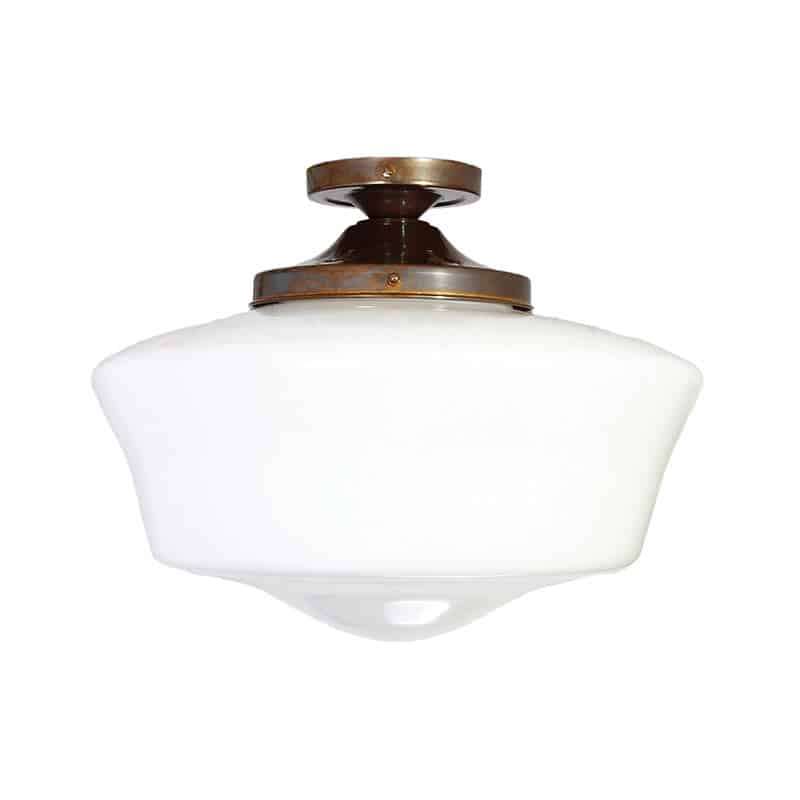 Mullan Lighting Schoolhouse Ceiling Light by Olson and Baker - Designer & Contemporary Sofas, Furniture - Olson and Baker showcases original designs from authentic, designer brands. Buy contemporary furniture, lighting, storage, sofas & chairs at Olson + Baker.