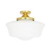 Schoolhouse Ceiling Light by Olson and Baker - Designer & Contemporary Sofas, Furniture - Olson and Baker showcases original designs from authentic, designer brands. Buy contemporary furniture, lighting, storage, sofas & chairs at Olson + Baker.