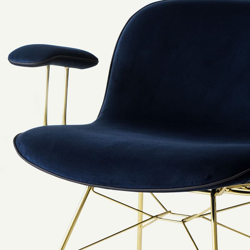 Troy Low Chair Glamour - 100 Azimut by Marcel Wanders 02 Olson and Baker - Designer & Contemporary Sofas, Furniture - Olson and Baker showcases original designs from authentic, designer brands. Buy contemporary furniture, lighting, storage, sofas & chairs at Olson + Baker.
