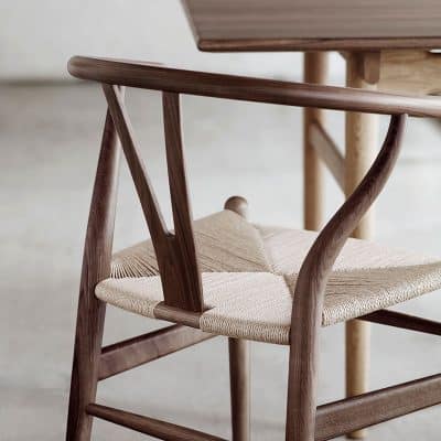 Carl-Hansen-CH24-Wishbone-Chair-by-Hans-Wegner-life-2 Olson and Baker - Designer & Contemporary Sofas, Furniture - Olson and Baker showcases original designs from authentic, designer brands. Buy contemporary furniture, lighting, storage, sofas & chairs at Olson + Baker.