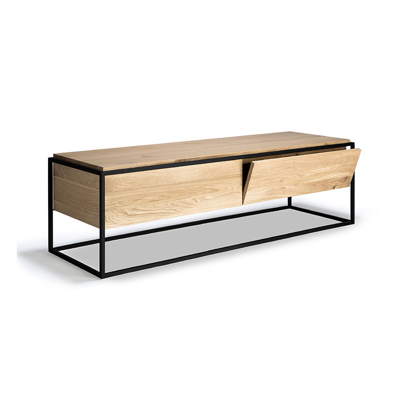 Ethnicraft Monolit TV Cupboard by Olson and Baker - Designer & Contemporary Sofas, Furniture - Olson and Baker showcases original designs from authentic, designer brands. Buy contemporary furniture, lighting, storage, sofas & chairs at Olson + Baker.