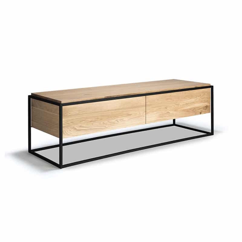 Ethnicraft_Monolit_TV_Cupboard_by_Sascha_Sartory_Oak_0 Olson and Baker - Designer & Contemporary Sofas, Furniture - Olson and Baker showcases original designs from authentic, designer brands. Buy contemporary furniture, lighting, storage, sofas & chairs at Olson + Baker.
