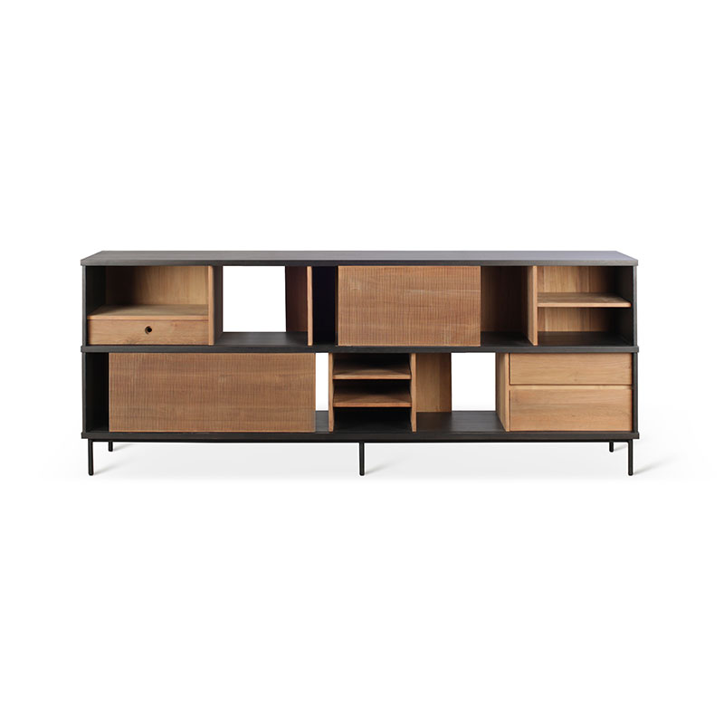 Ethnicraft Oscar Sideboard by Alain Van Havre Olson and Baker - Designer & Contemporary Sofas, Furniture - Olson and Baker showcases original designs from authentic, designer brands. Buy contemporary furniture, lighting, storage, sofas & chairs at Olson + Baker.