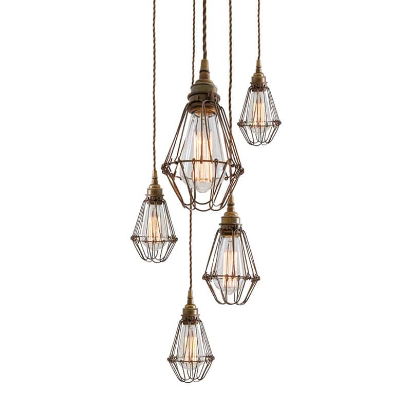 Mullan Lighting Praia Cluster of Five Chandelier by Mullan Lighting Olson and Baker - Designer & Contemporary Sofas, Furniture - Olson and Baker showcases original designs from authentic, designer brands. Buy contemporary furniture, lighting, storage, sofas & chairs at Olson + Baker.