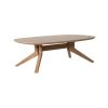 Case Furniture Cross Oval Coffee Table Oak 2 Olson and Baker - Designer & Contemporary Sofas, Furniture - Olson and Baker showcases original designs from authentic, designer brands. Buy contemporary furniture, lighting, storage, sofas & chairs at Olson + Baker.