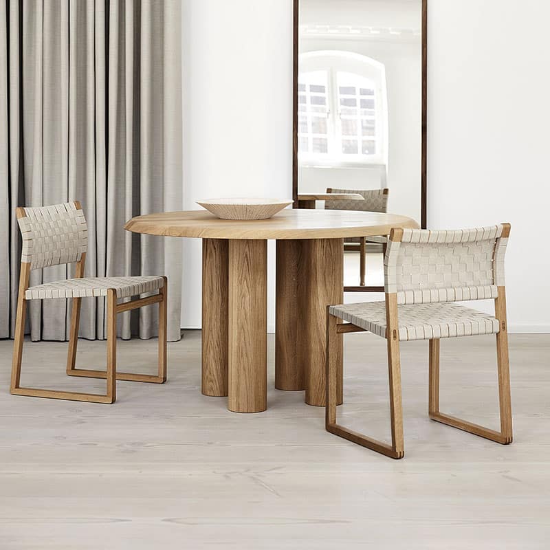 Fredericia_Islets_120cm_Dining_Table_by_Maria_Bruun_4 Olson and Baker - Designer & Contemporary Sofas, Furniture - Olson and Baker showcases original designs from authentic, designer brands. Buy contemporary furniture, lighting, storage, sofas & chairs at Olson + Baker.