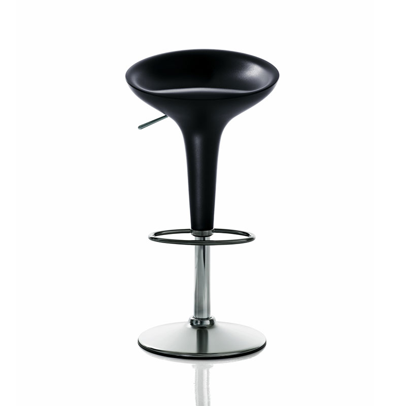 Bombo Swivel Bar Stool with Seat in ABS by Olson and Baker - Designer & Contemporary Sofas, Furniture - Olson and Baker showcases original designs from authentic, designer brands. Buy contemporary furniture, lighting, storage, sofas & chairs at Olson + Baker.