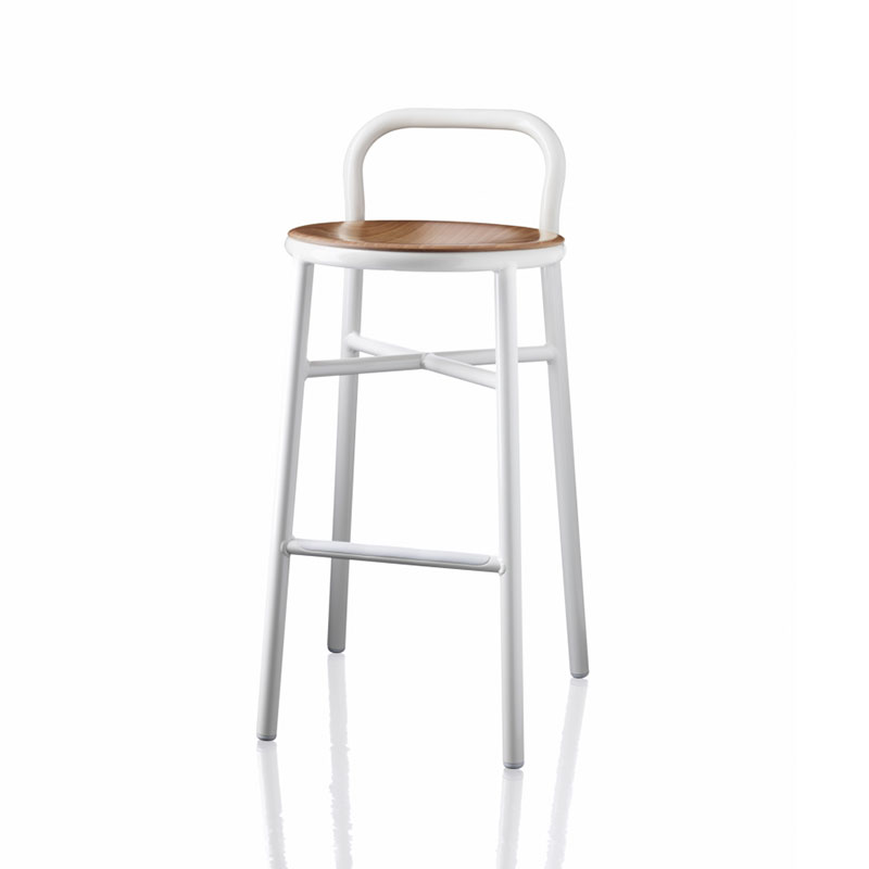 Magis Pipe Bar Stool by Olson and Baker - Designer & Contemporary Sofas, Furniture - Olson and Baker showcases original designs from authentic, designer brands. Buy contemporary furniture, lighting, storage, sofas & chairs at Olson + Baker.