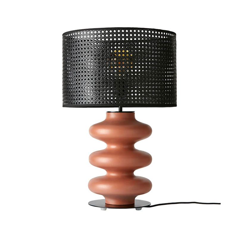 Aromas Adon Table Lamp in Terracotta by AC Studio Olson and Baker - Designer & Contemporary Sofas, Furniture - Olson and Baker showcases original designs from authentic, designer brands. Buy contemporary furniture, lighting, storage, sofas & chairs at Olson + Baker.