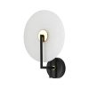 Aromas Erto Wall Lamp in Matt Black by Olson and Baker - Designer & Contemporary Sofas, Furniture - Olson and Baker showcases original designs from authentic, designer brands. Buy contemporary furniture, lighting, storage, sofas & chairs at Olson + Baker.