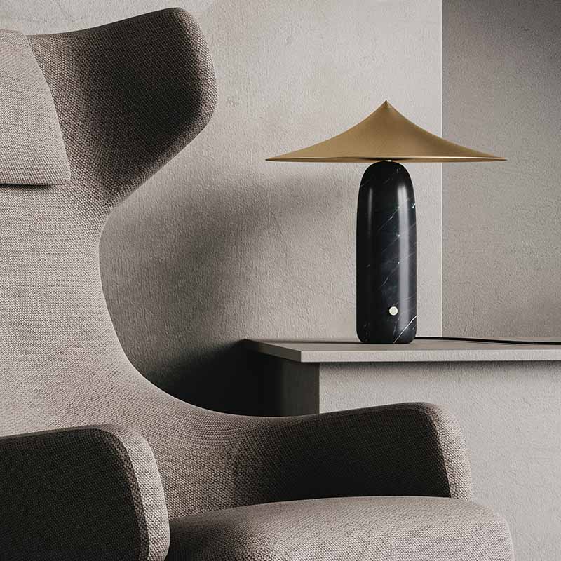 Aromas Kine Table Lamp by Olson and Baker - Designer & Contemporary Sofas, Furniture - Olson and Baker showcases original designs from authentic, designer brands. Buy contemporary furniture, lighting, storage, sofas & chairs at Olson + Baker.