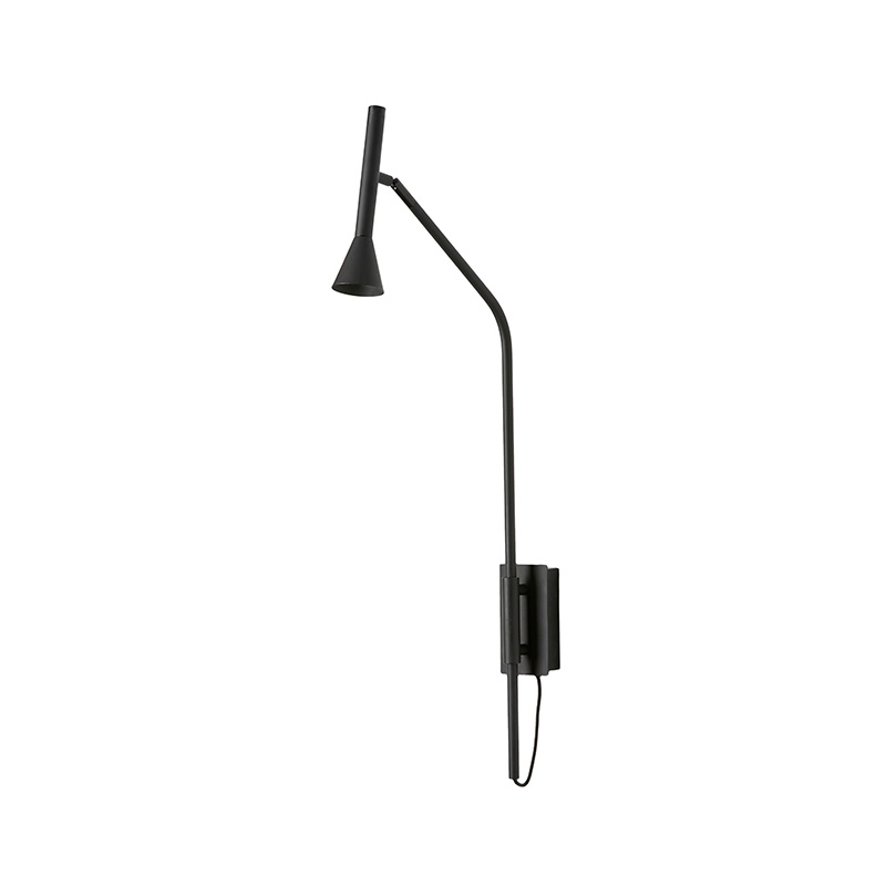 Aromas Lyb Wall Lamp in Matt Black by Pepe Fornas Olson and Baker - Designer & Contemporary Sofas, Furniture - Olson and Baker showcases original designs from authentic, designer brands. Buy contemporary furniture, lighting, storage, sofas & chairs at Olson + Baker.