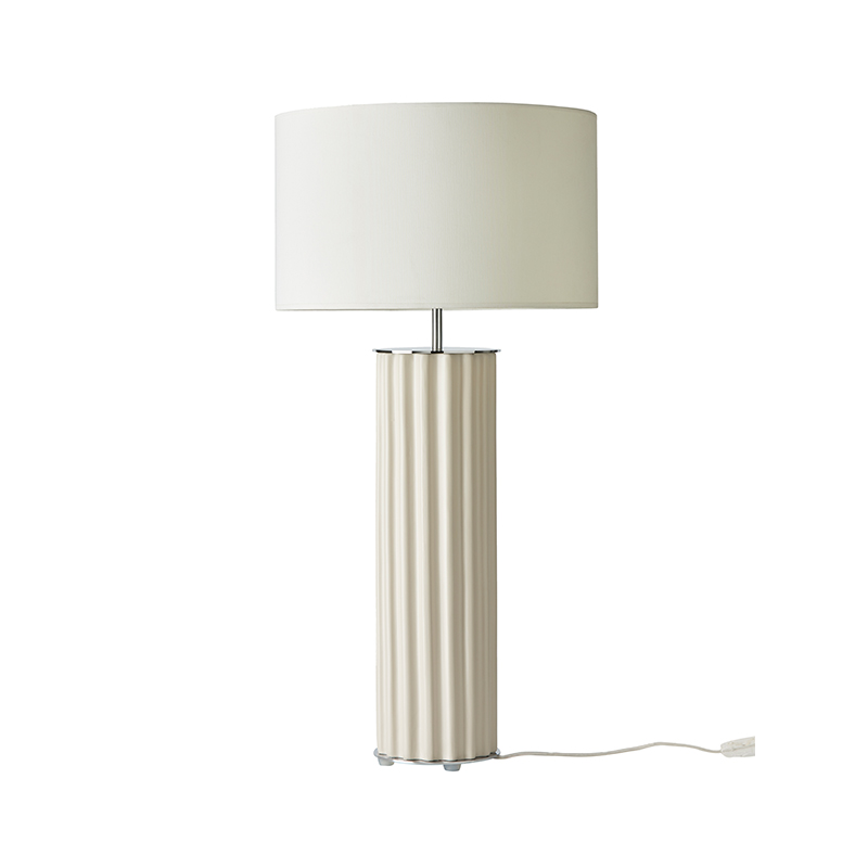 Aromas Onica Table Lamp in Taupe Set of Two by AC Studio Olson and Baker - Designer & Contemporary Sofas, Furniture - Olson and Baker showcases original designs from authentic, designer brands. Buy contemporary furniture, lighting, storage, sofas & chairs at Olson + Baker.