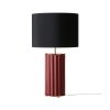 Aromas Sonica Table Lamp in Maroon by AC Studio Olson and Baker - Designer & Contemporary Sofas, Furniture - Olson and Baker showcases original designs from authentic, designer brands. Buy contemporary furniture, lighting, storage, sofas & chairs at Olson + Baker.