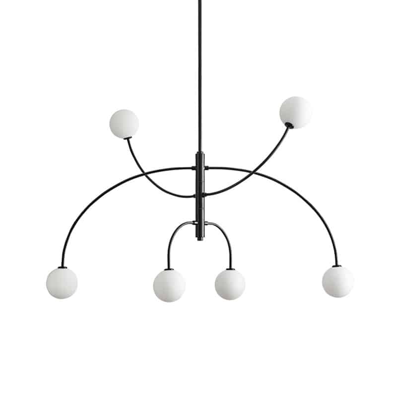 Aromas_Sonn_Pendant_Lamp_with_Opal_Glass_Shades_by_JF_Sevilla_03 Olson and Baker - Designer & Contemporary Sofas, Furniture - Olson and Baker showcases original designs from authentic, designer brands. Buy contemporary furniture, lighting, storage, sofas & chairs at Olson + Baker.