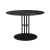 Gubi TS Column Dining Table Round by Olson and Baker - Designer & Contemporary Sofas, Furniture - Olson and Baker showcases original designs from authentic, designer brands. Buy contemporary furniture, lighting, storage, sofas & chairs at Olson + Baker.