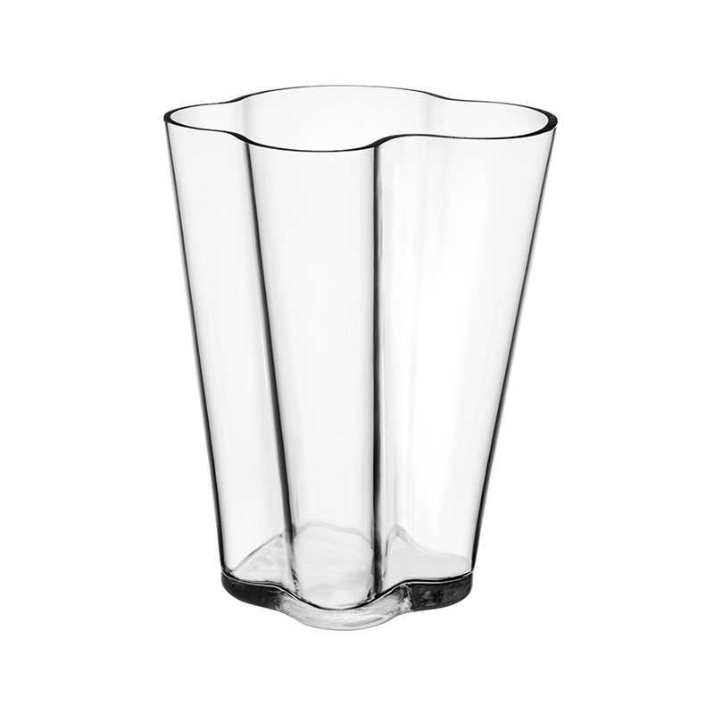 Iittala Aalto 270mm Glass Vase by Olson and Baker - Designer & Contemporary Sofas, Furniture - Olson and Baker showcases original designs from authentic, designer brands. Buy contemporary furniture, lighting, storage, sofas & chairs at Olson + Baker.