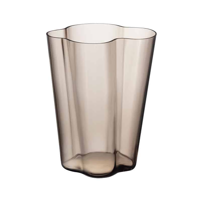Iittala Aalto 270mm Glass Vase by Alvar Aalto Olson and Baker - Designer & Contemporary Sofas, Furniture - Olson and Baker showcases original designs from authentic, designer brands. Buy contemporary furniture, lighting, storage, sofas & chairs at Olson + Baker.