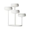 Iittala Nappula White 251x263mm Candelabra – Set of Two by Matti Klenell Olson and Baker - Designer & Contemporary Sofas, Furniture - Olson and Baker showcases original designs from authentic, designer brands. Buy contemporary furniture, lighting, storage, sofas & chairs at Olson + Baker.