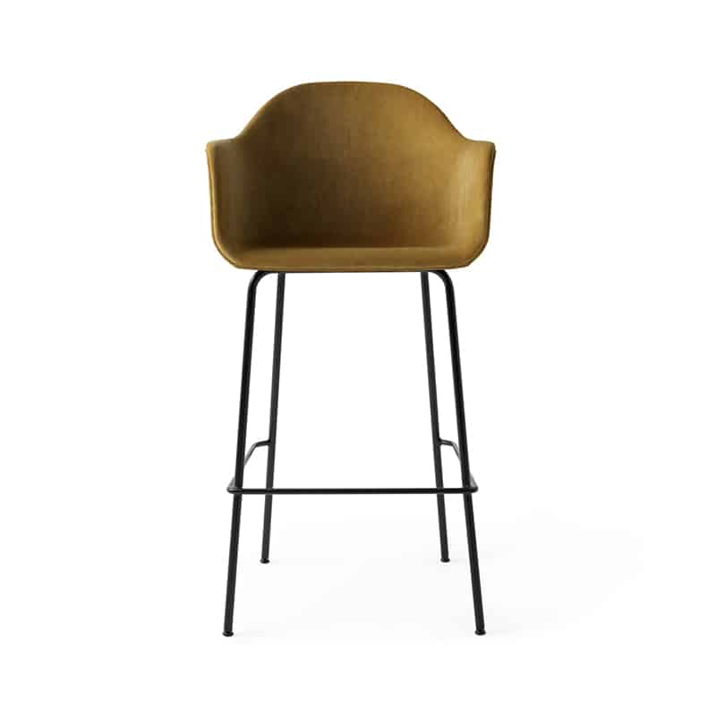Menu Harbour Fully Upholstered High Bar Stool by Norm Architects Olson and Baker - Designer & Contemporary Sofas, Furniture - Olson and Baker showcases original designs from authentic, designer brands. Buy contemporary furniture, lighting, storage, sofas & chairs at Olson + Baker.